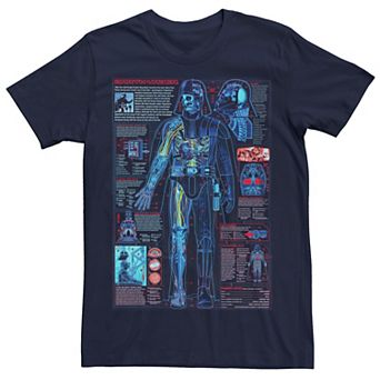 Men's Star Wars Darth Vader Blueprint Graphic Tee