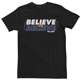 Men's Ted Lasso Believe in Believe Square Graphic Tee