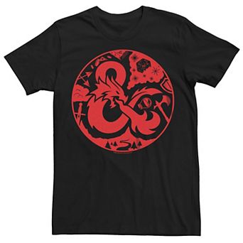 Men's Dungeons & Dragons Ampersand Logo Circle Graphic Tee