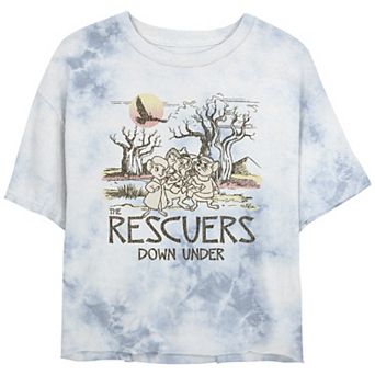 Disney's The Rescuers Down Under Juniors' Adventure Mice Bombard Wash Graphic Tee