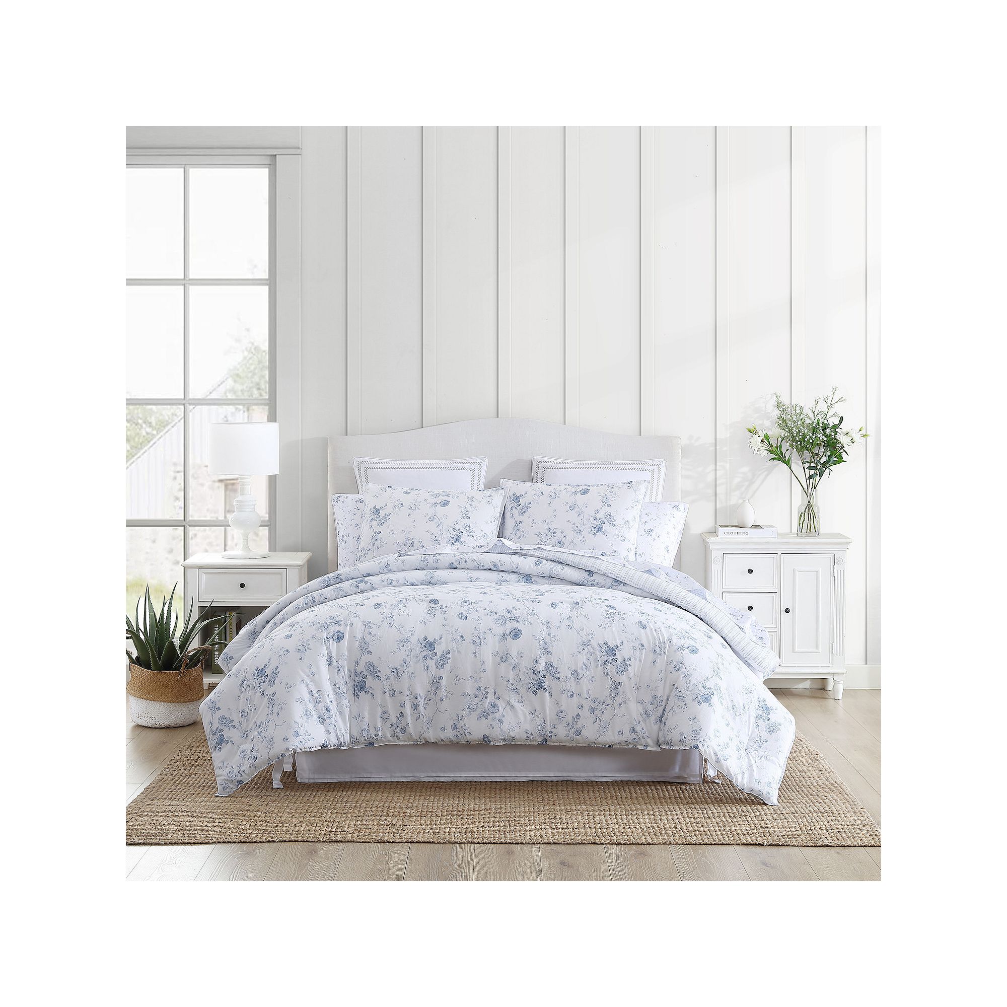 Laura Ashley Belinda Comforter Set, Blue