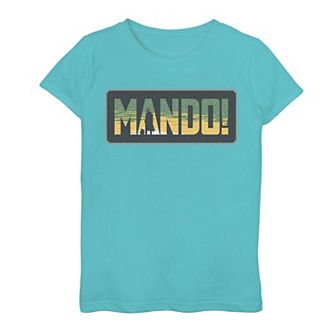 Girls 7-16 The Mandalorian Mando Sunset Silhouettes Graphic Tee