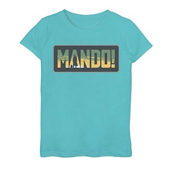 Girls 7-16 The Mandalorian Mando Sunset Silhouettes Graphic Tee