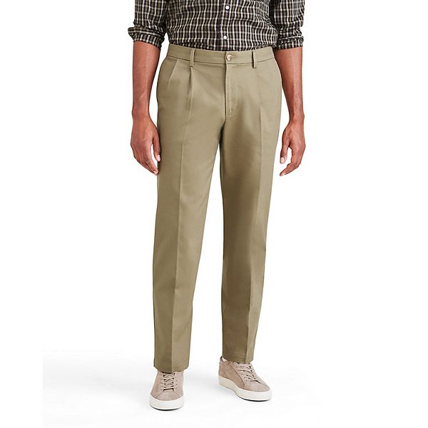 Dockers Men's Classic Fit Signature Pleated Khaki Pants