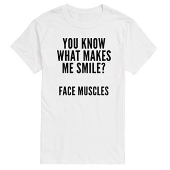 Big & Tall You Know What Makes Me Smile Graphic Tee
