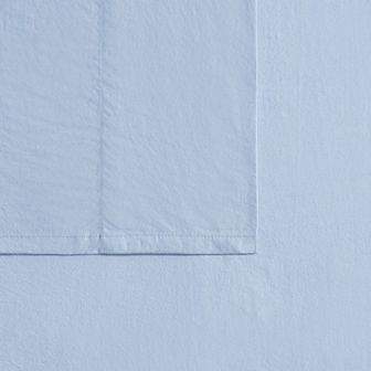 The Farmhouse Washed Blue Solid Sheet Set