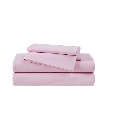 The Farmhouse Washed Pink Sheet Set