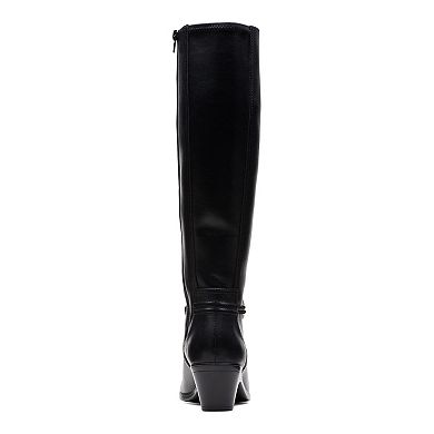 Clarks Emily2 Sky Women's Leather Knee-High Riding Boots