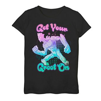 Girls 7-16 Plus Size Marvel Guardians of the Galaxy Get Your Groot On Plus Graphic Tee