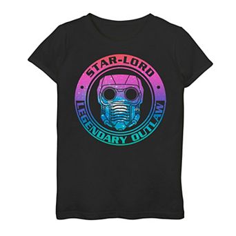 Girls 7-16 Plus Size Marvel Guardians of the Galaxy Star-Lord Legendary Outlaw Plus Graphic Tee