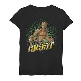Plus Size Girls 8-20 Marvel Guardians Of The Galaxy Classic I Am Groot Adult Torso Graphic Tee