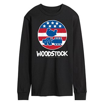 Men's Woodstock Americana Long Sleeve Graphic Tee