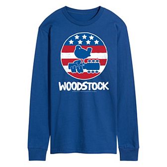 Men's Woodstock Americana Long Sleeve Graphic Tee