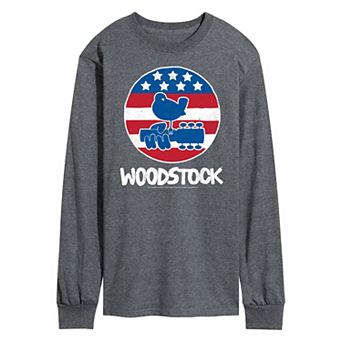 Men's Woodstock Americana Long Sleeve Graphic Tee