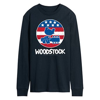 Men's Woodstock Americana Long Sleeve Graphic Tee