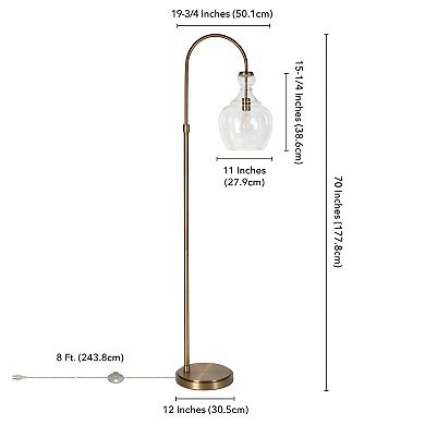 Finley & Sloane Verona Arc Floor Lamp