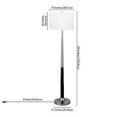 Finley & Sloane Lyon Two-Tone Floor Lamp