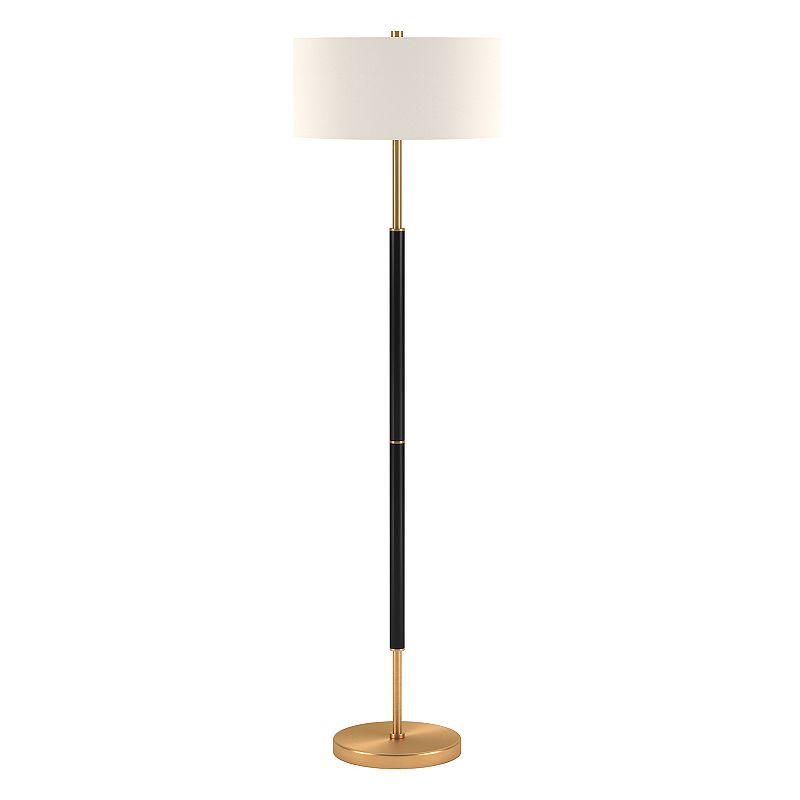 Camden&Wells - Simone Floor Lamp - Matte Black/Brass