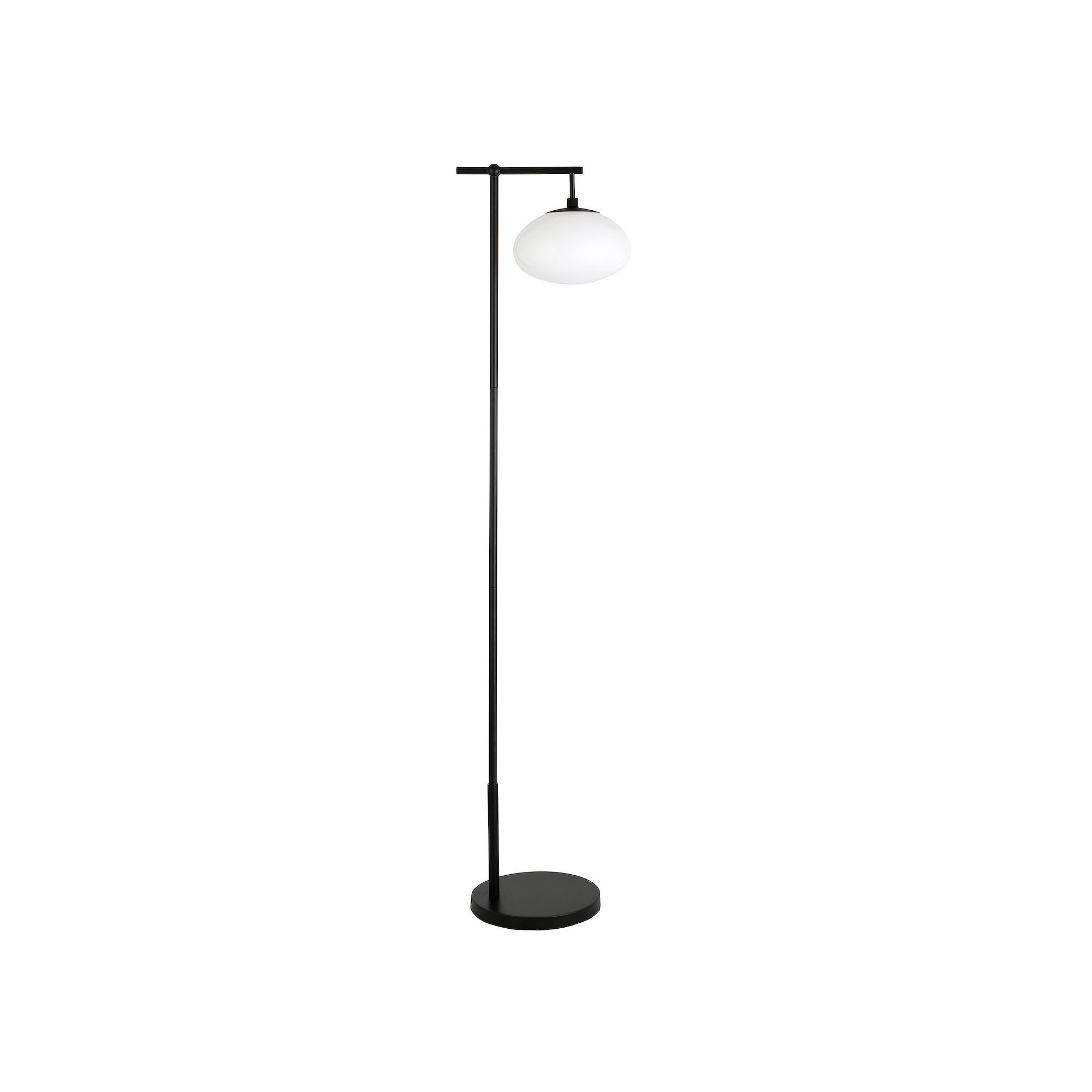 Finley & Sloane Blume Tall Arc Floor Lamp, Blackened Bronze