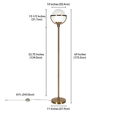 Finley & Sloane Cieonna Globe & Stem Floor Lamp