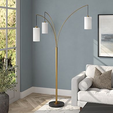 Finley & Sloane Aspen 3-Light Torchiere Floor Lamp