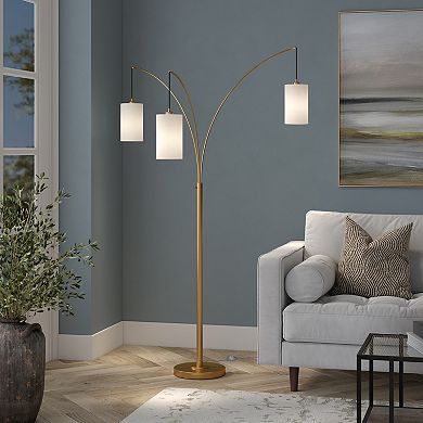 Finley & Sloane Aspen 3-Light Torchiere Floor Lamp