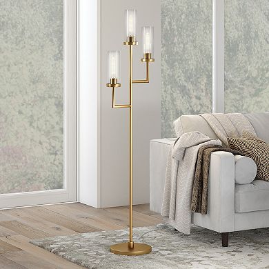 Finley & Sloane Basso 3-Light Torchiere Floor Lamp