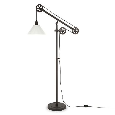 Finley & Sloane Descartes Pulley System Floor Lamp