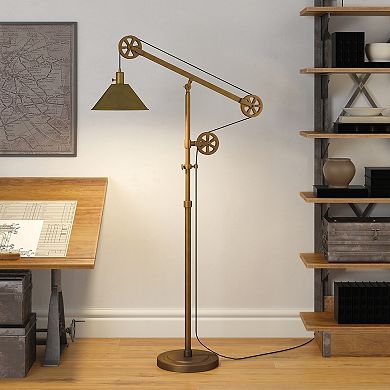 Finley & Sloane Descartes Pulley System Floor Lamp