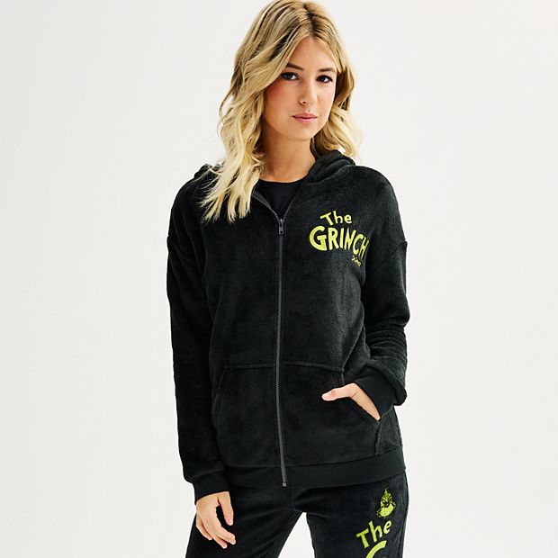 Grinch zip up outlet hoodie