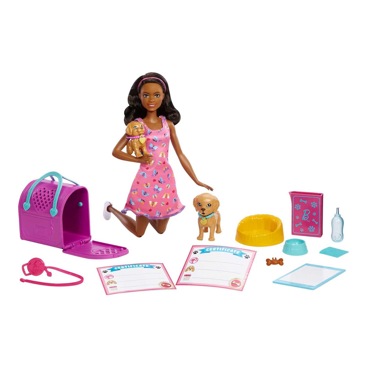 Barbie It Takes Two Malibu Doll & 10+ Accessories, Camping-Theme Set with  Puppy, Sleeping Bag & More