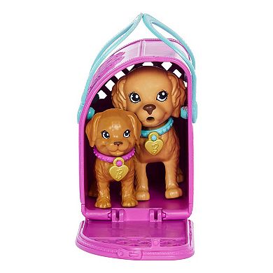 Barbie® Black Hair, 2 Puppies and Color-Change Pup Adoption Playset & Barbie Doll