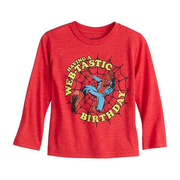 spiderman long sleeve shirt toddler