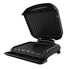 George Foreman 5-Serving Copper Color Classic Plate Electric Indoor Grill  and Panini Press in Black 985118527M - The Home Depot