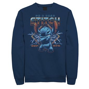 Disney's Lilo & Stitch Men's Experiment 626 Rock Fleece Graphic Sweatshirt
