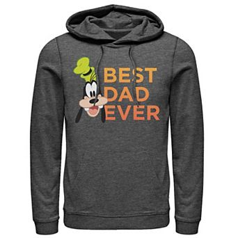 Disney's Goofy Men's Father's Day Goofy Best Dad Ever Graphic Hoodie
