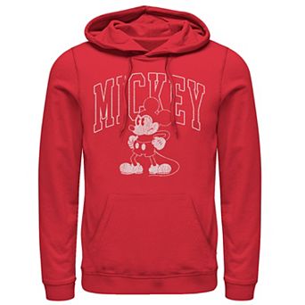 Disney's Mickey Mouse Men's Classic Mouse Collegiate Retro Hoodie