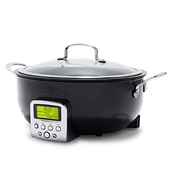 GreenPan Elite Essential Smart Electric PFAS-Free Nonstick Ceramic 6-qt Skillet