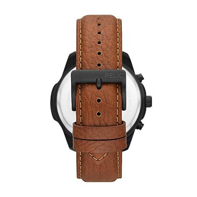 Men's Relic by Fossil Henry Brown Leather Watch