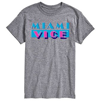 Big & Tall Miami Vice Logo Graphic Tee