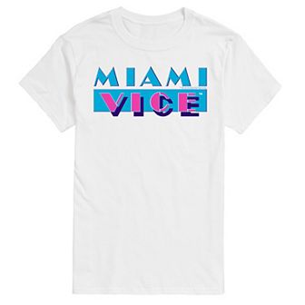 Big & Tall Miami Vice Logo Graphic Tee
