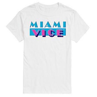 Big & Tall Miami Vice Logo Graphic Tee