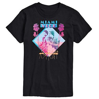 Big & Tall Miami Vice Graphic Tee