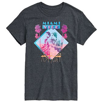 Big & Tall Miami Vice Graphic Tee