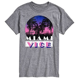 Big & Tall Miami Vice Vice Life Graphic Tee