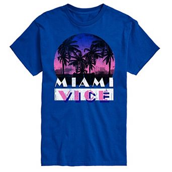 Big & Tall Miami Vice Vice Life Graphic Tee