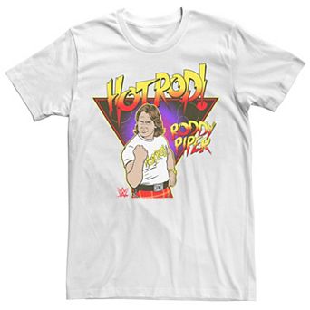 Big & Tall WWE Retro Neon Hot Rod Rody Piper Graphic Tee