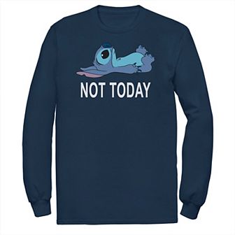 Disney's Lilo & Stitch Big & Tall Not Today Stitch Long Sleeve
