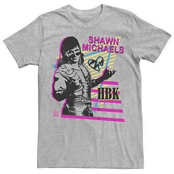 Big & Tall WWE HBK Shawn Michaels Retro Portrait Graphic Tee