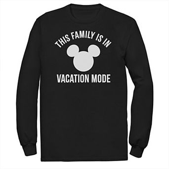 Disney's Big & Tall Disney Park Family Is In Vacation Mode Long Sleeve